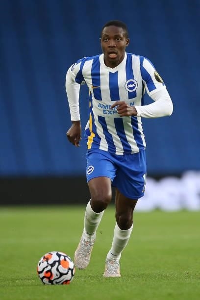 Enock Mwepu of Brighton & Hove Albion on the ball during the Pre-Season Friendly match between Brighton & Hove Albion and Getafe at American Express...