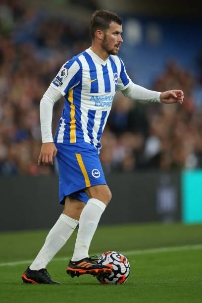 Pascal Gross of Brighton & Hove Albion on the ball during the Pre-Season Friendly match between Brighton & Hove Albion and Getafe at American Express...