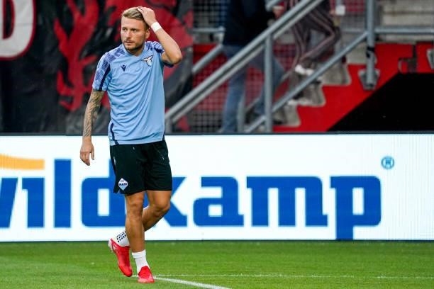 Ciro Immobile of SS Lazio during the Preseason Friendly Match match between FC Twente and SS Lazio at De Grolsch Veste on August 7, 2021 in Enschede,...