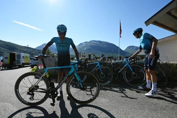 Samuele Battistella of Italy and Team Astana – Premier Tech prior to the 8th Arctic Race Of Norway 2021, Stage 4 a 163,5km stage from Gratangen to...