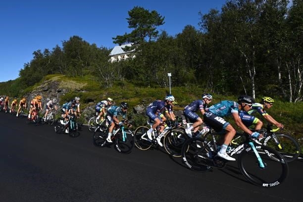 General view of the peloton during the 8th Arctic Race Of Norway 2021, Stage 4 a 163,5km stage from Gratangen to Harstad 54m / #ArcticRace / on...