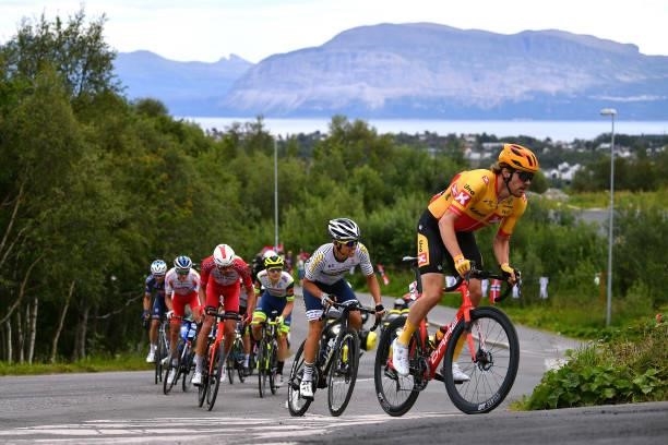 Erik Nordsaeter Resell of Norway and UNO - X Pro Cycling Team in the Breakaway during the 8th Arctic Race Of Norway 2021, Stage 4 a 163,5km stage...