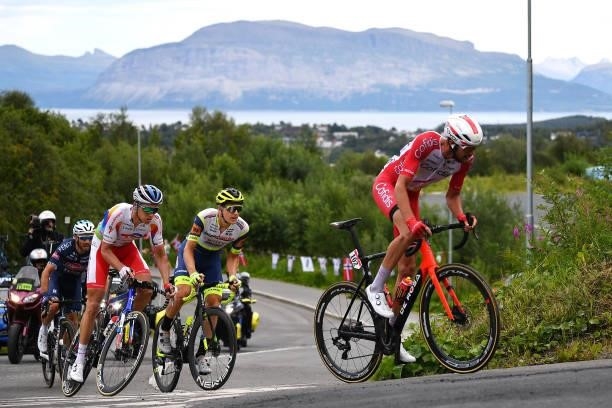 Thomas Champion of France and Team Cofidis in the Breakaway during the 8th Arctic Race Of Norway 2021, Stage 4 a 163,5km stage from Gratangen to...