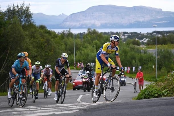 Jens Reynders of Belgium and Team Sport Vlaanderen - Baloise during the 8th Arctic Race Of Norway 2021, Stage 4 a 163,5km stage from Gratangen to...