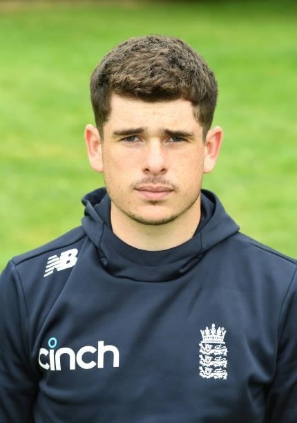 Liam O'Brien of England during the England Disability T20 at New Road on August 08, 2021 in Worcester, England.