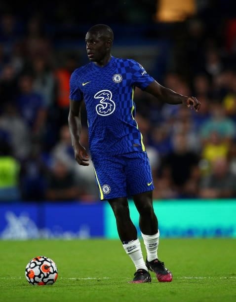 Malang Sarr of Chelsea in action during the Pre-Season Friendly match between Chelsea and Tottenham Hotspur at Stamford Bridge on August 04, 2021 in...