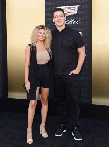 Tori Kelly and André Murillo attend the Los Angeles Premiere of MGM's "Respect