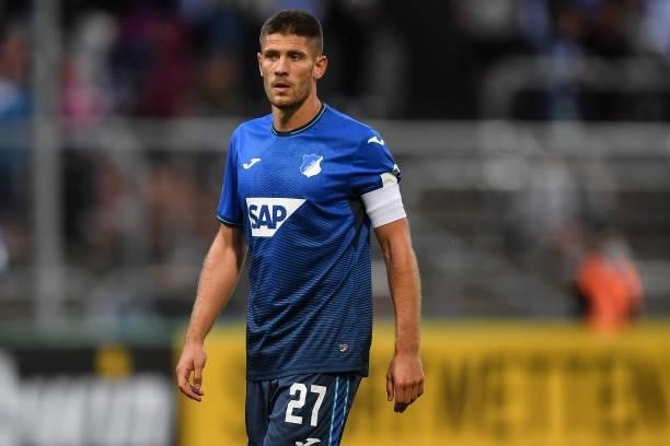 Hoffenheims Andrej Kramaric during the DFB Cup first round match between Viktoria Köln and 1899 Hoffenheim on August 09, 2021 in Cologne, Germany.