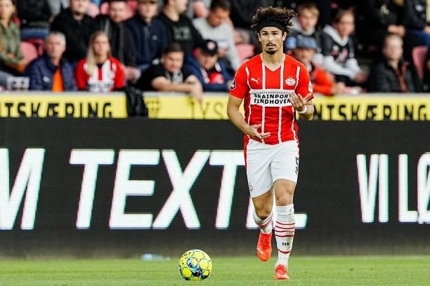 Andre Ramalho of PSV during the UEFA Champions League - Third qualifying round match between FC Midtjylland and PSV at MCH Arena on August 10, 2021...