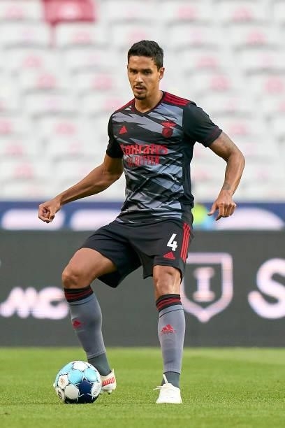 Lucas Verissimo of SL Benfica in action during the UEFA Champions League Third Qualifying Round Leg Two match between SL Benfica and Spartak Moskva...