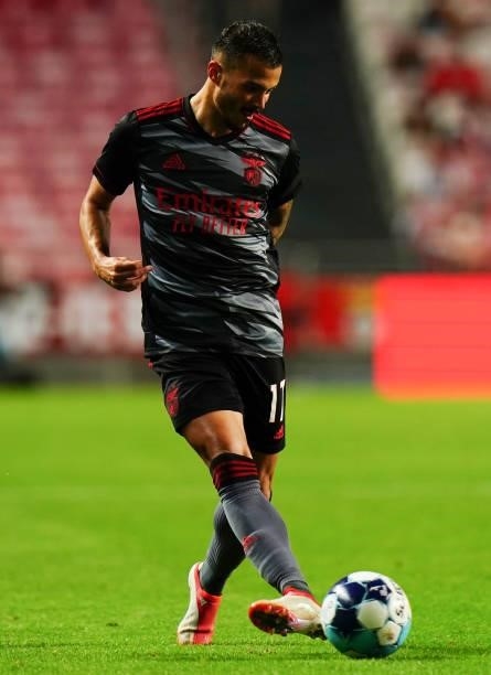 Diogo Goncalves of SL Benfica in action during the UEFA Champions League : Third Qualifying Round Leg Two match between SL Benfica and Spartak Moskva...