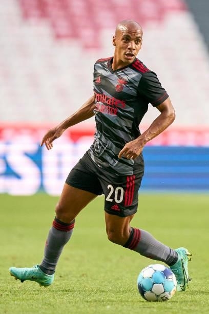 Joao Mario of SL Benfica in action during the UEFA Champions League Third Qualifying Round Leg Two match between SL Benfica and Spartak Moskva at...