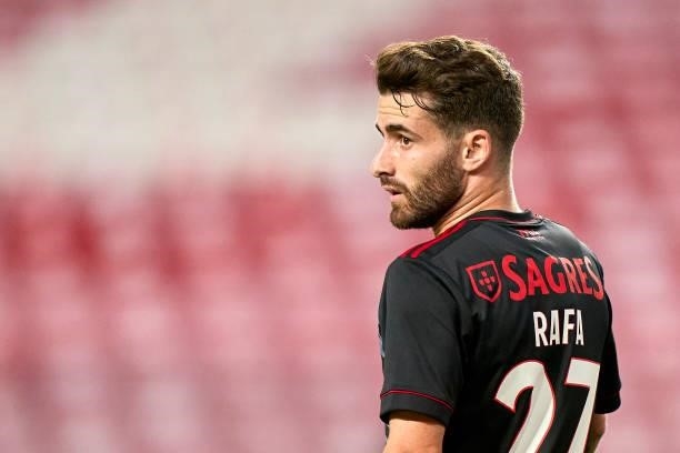 Rafa Silva of SL Benfica looks on during the UEFA Champions League Third Qualifying Round Leg Two match between SL Benfica and Spartak Moskva at...