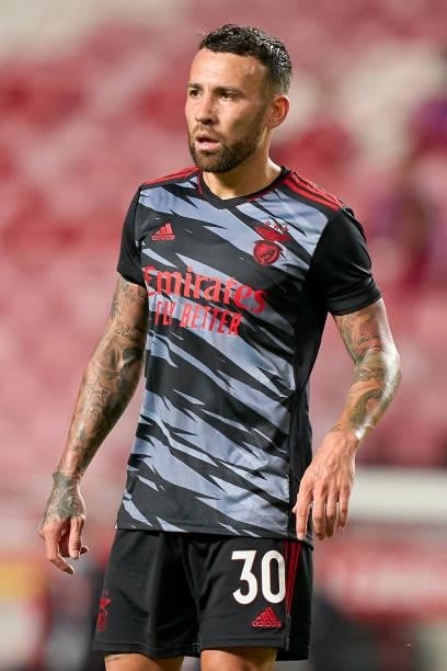 Nicolas Otamendi of SL Benfica looks on during the UEFA Champions League Third Qualifying Round Leg Two match between SL Benfica and Spartak Moskva...