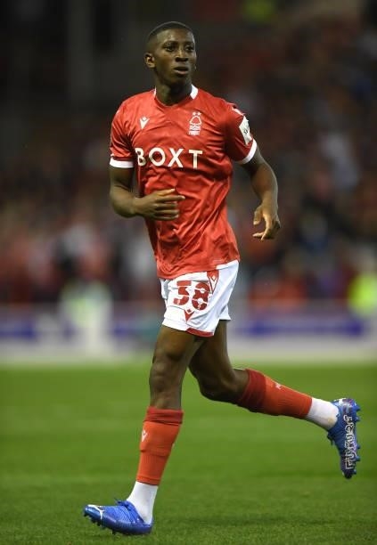 Tyrese Fornagh of Nottingham Forest during the Carabao Cup First Round match between Nottingham Forest and Bradford City at City Ground on August 11,...