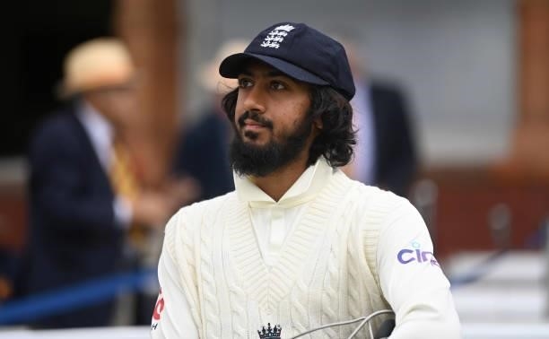 Haseeb Hameed of England during day one of the Second LV= Insurance Test Match between England and India at Lord's Cricket Ground on August 12, 2021...