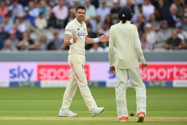 During the Second LV= Insurance Test Match: Day One between England and India at Lord's Cricket Ground on August 12, 2021 in London, England.
