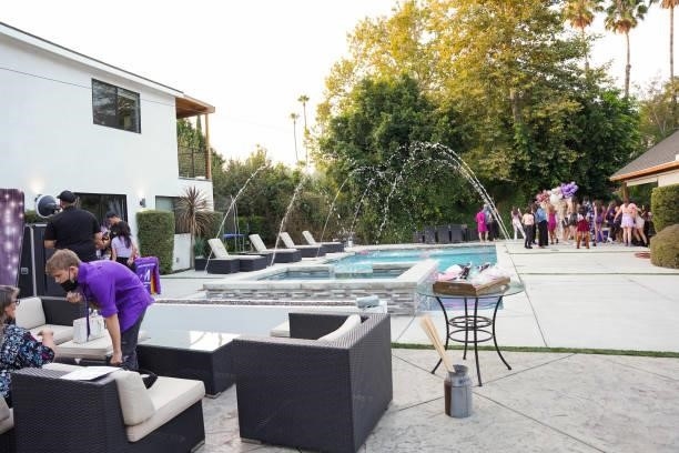 Atmosphere at Mila Nabours' Sweet Sixteen Supporting The Alzheimer's Association on August 12, 2021 in Tarzana, California.