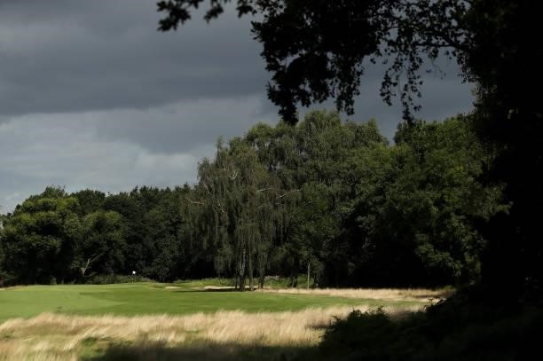 General view of the 16th during her quarter final match on day four of the R&A Girls Amateur Championship at Fulford Golf Club on August 13, 2021 in...