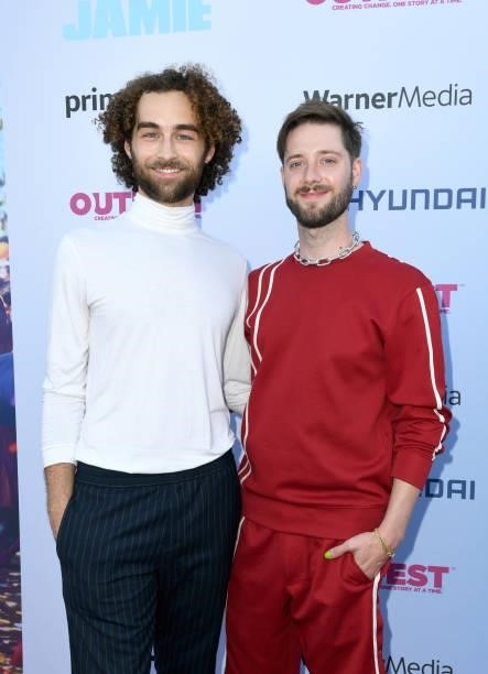 Stefan James and Stephen Dunn attend the Opening Night Premiere of "Everybody's Talking About Jamie