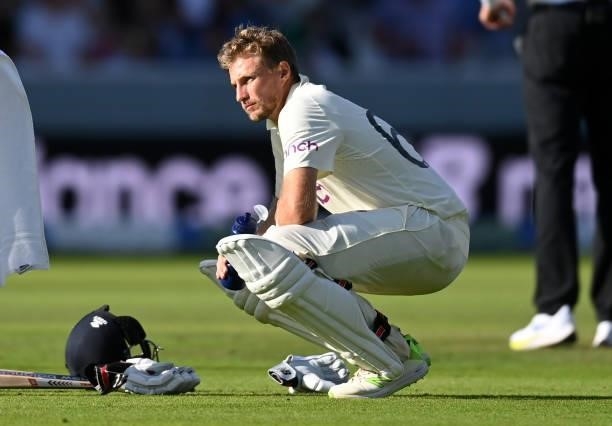 England captain Joe Root during day three of the Second LV= Insurance Test Match between England and India at Lord's Cricket Ground on August 14,...