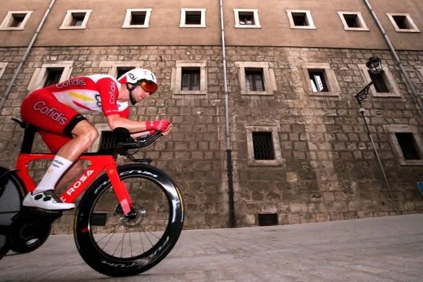 Piet Allegaert of Belgium and Team Cofidis competes during the 76th Tour of Spain 2021, Stage 1 a 7,1km individual time trial from Burgos - Catedral...