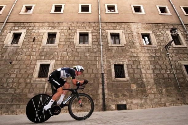 Dimitri Claeys of Belgium and Team Qhubeka Nexthash competes during the 76th Tour of Spain 2021, Stage 1 a 7,1km individual time trial from Burgos -...