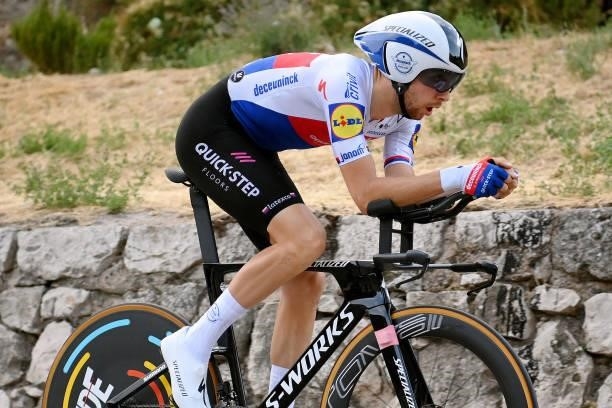 Josef Cerny of Czech Republic and Team Deceuninck - Quick-Step competes during the 76th Tour of Spain 2021, Stage 1 a 7,1km individual time trial...