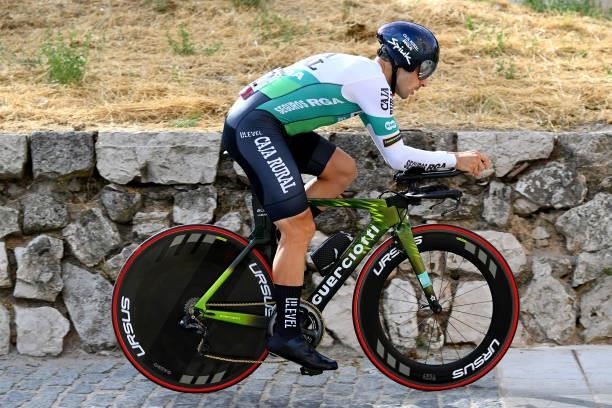 Jon Aberasturi Izaga of Spain and Team Caja Rural-Seguros RGA competes during the 76th Tour of Spain 2021, Stage 1 a 7,1km individual time trial from...