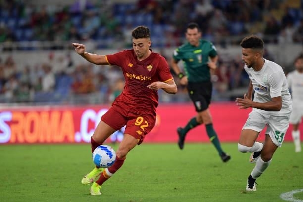Roma player Stephan El Shaarawy during the pre-season friendly match between AS Roma and Raja Casablanca at Centro Sportivo Giulio Onesti on August...