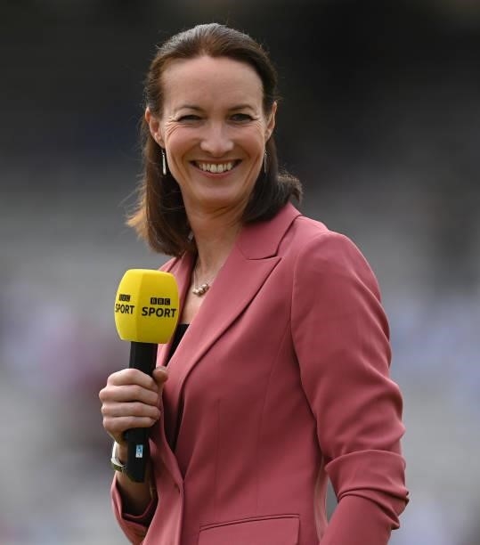 Alison Mitchell of Test Match Special and BBC television on the ground before the third day of the 2nd LV= Test match between England and India at...