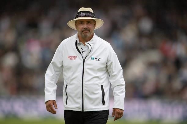 Umpire Richard Illingworth during day one of the Second LV= Insurance Test Match between England and India at Lord's Cricket Ground on August 12,...