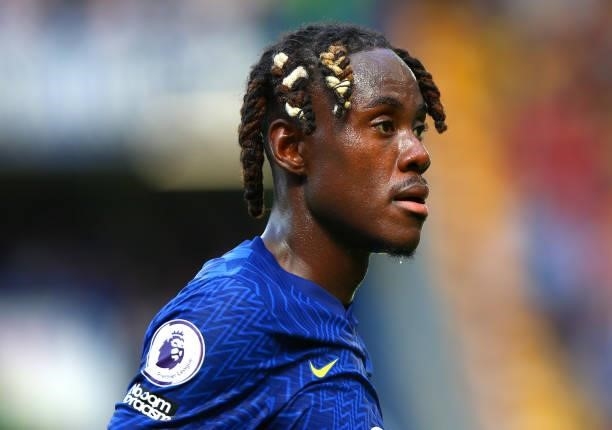 Trevoh Chalobah of Chelsea FC during the Premier League match between Chelsea and Crystal Palace at Stamford Bridge on August 14, 2021 in London,...