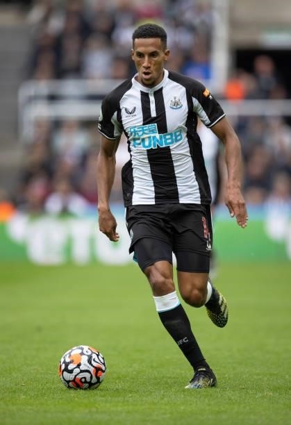 Isaac Hayden of Newcastle United in action during the Premier League match between Newcastle United and West Ham United at St. James Park on August...