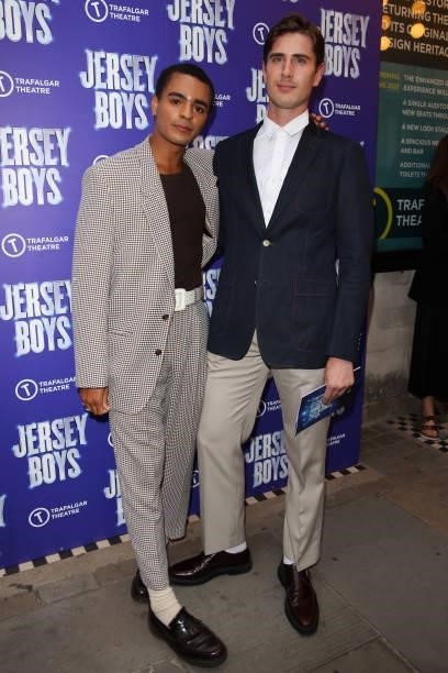 Layton Williams and guest attend the "Jersey Boys