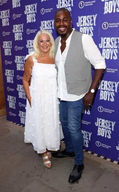Lizzie Cundy and Bruno Tonioli attend the "Jersey Boys