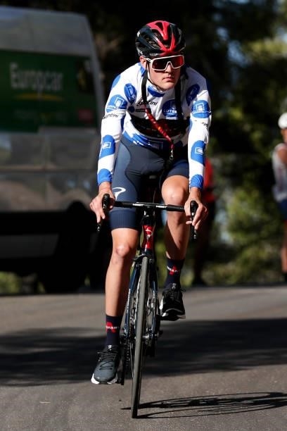 Pavel Sivakov of Russia and Team INEOS Grenadiers polka dot mountain jersey after the 76th Tour of Spain 2021, Stage 7 a 152km stage from Gandía to...
