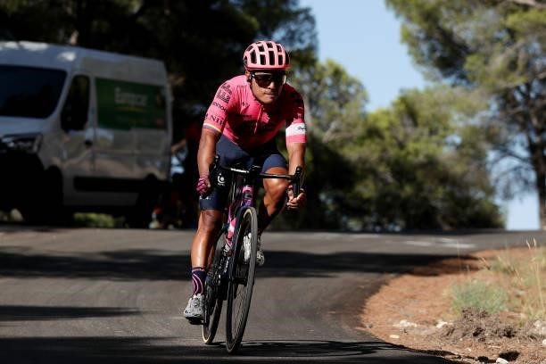 Jonathan Klever Caicedo Cepeda of Ecuador and Team EF Education - Nippo after the 76th Tour of Spain 2021, Stage 7 a 152km stage from Gandía to...