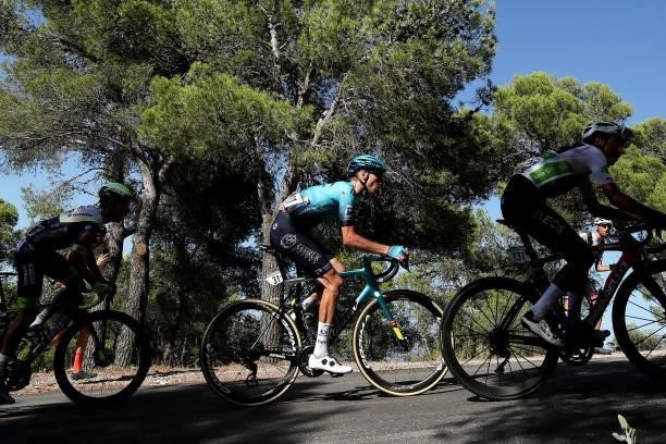 Aleksander Vlasov of Russia and Team Astana – Premier Tech competes during the 76th Tour of Spain 2021, Stage 7 a 152km stage from Gandía to Balcón...
