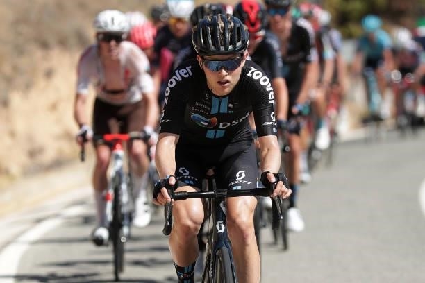 Michael Storer of Australia and Team DSM competes in the breakaway during the 76th Tour of Spain 2021, Stage 7 a 152km stage from Gandía to Balcón de...