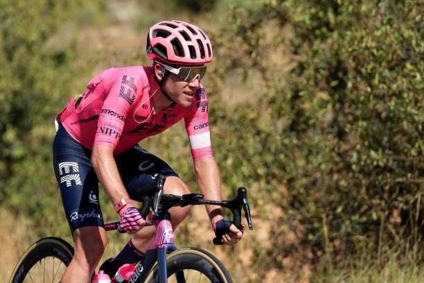 Lawson Craddock of United States and Team EF Education - Nippo competes in the breakaway during the 76th Tour of Spain 2021, Stage 7 a 152km stage...