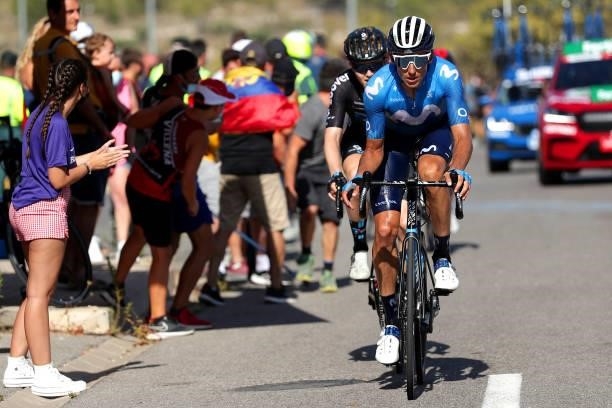 Carlos Verona Quintanilla of Spain and Movistar Team competes in the breakaway during the 76th Tour of Spain 2021, Stage 7 a 152km stage from Gandía...