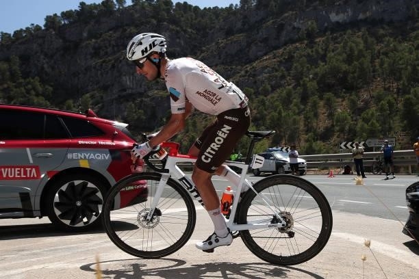 Geoffrey Bouchard of France and AG2R Citröen Team during the 76th Tour of Spain 2021, Stage 7 a 152km stage from Gandía to Balcón de Alicante 995m /...