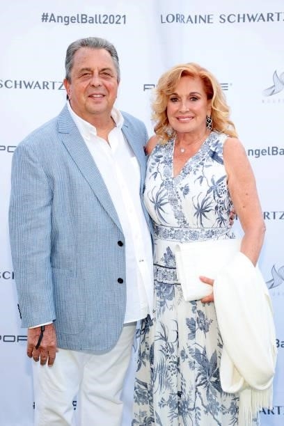Frank Rella and Michèle Rella attend the Angel Ball Summer Gala Honoring Simone I. Smith & Maye Musk hosted by Gabrielle's Angel Foundation on August...