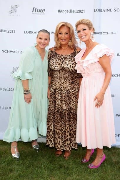Danielle Merollo, Denise Rich, and Jill Martin attend the Angel Ball Summer Gala Honoring Simone I. Smith & Maye Musk hosted by Gabrielle's Angel...