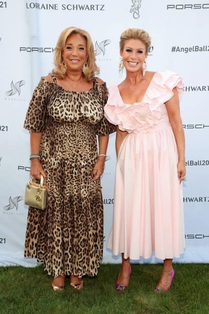 Denise Rich and Jill Martin attend the Angel Ball Summer Gala Honoring Simone I. Smith & Maye Musk hosted by Gabrielle's Angel Foundation on August...