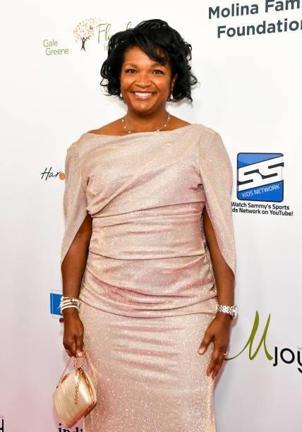 Gale Greene attends the Harold and Carole Pump Foundation Gala at The Beverly Hilton on August 20, 2021 in Beverly Hills, California.