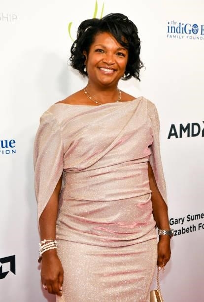 Gale Greene attends the Harold and Carole Pump Foundation Gala at The Beverly Hilton on August 20, 2021 in Beverly Hills, California.