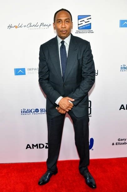Stephen A. Smith attends the Harold and Carole Pump Foundation Gala at The Beverly Hilton on August 20, 2021 in Beverly Hills, California.