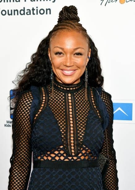 Chante Moore attends the Harold and Carole Pump Foundation Gala at The Beverly Hilton on August 20, 2021 in Beverly Hills, California.